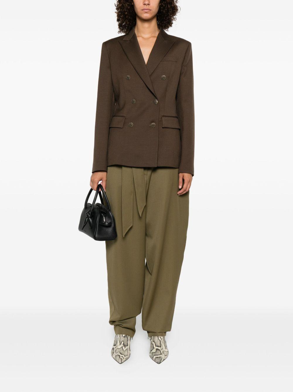 DONDUP Giacca doppiopetto marrone 