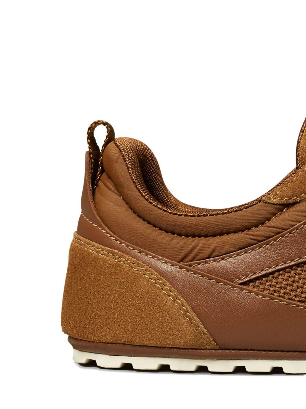 TORY BURCH Sneakers in pelle scamosciata marrone 
