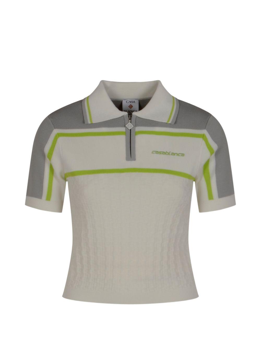 CASABLANCA Polo tecnica con logo 