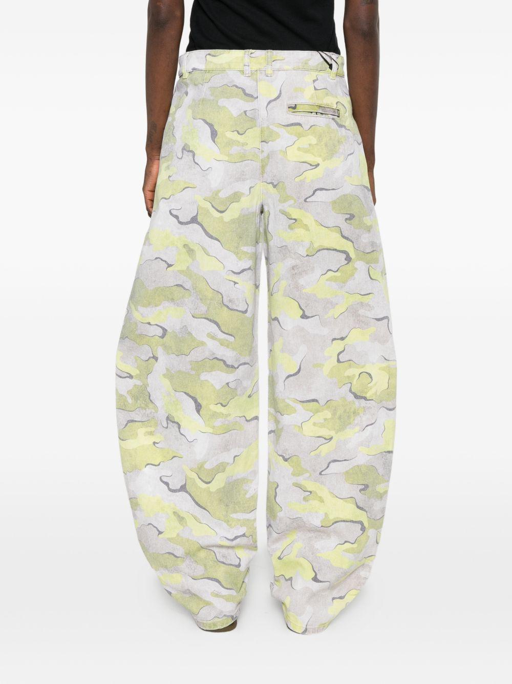 PINKO Pantaloni Graspo fantasia mimetica 