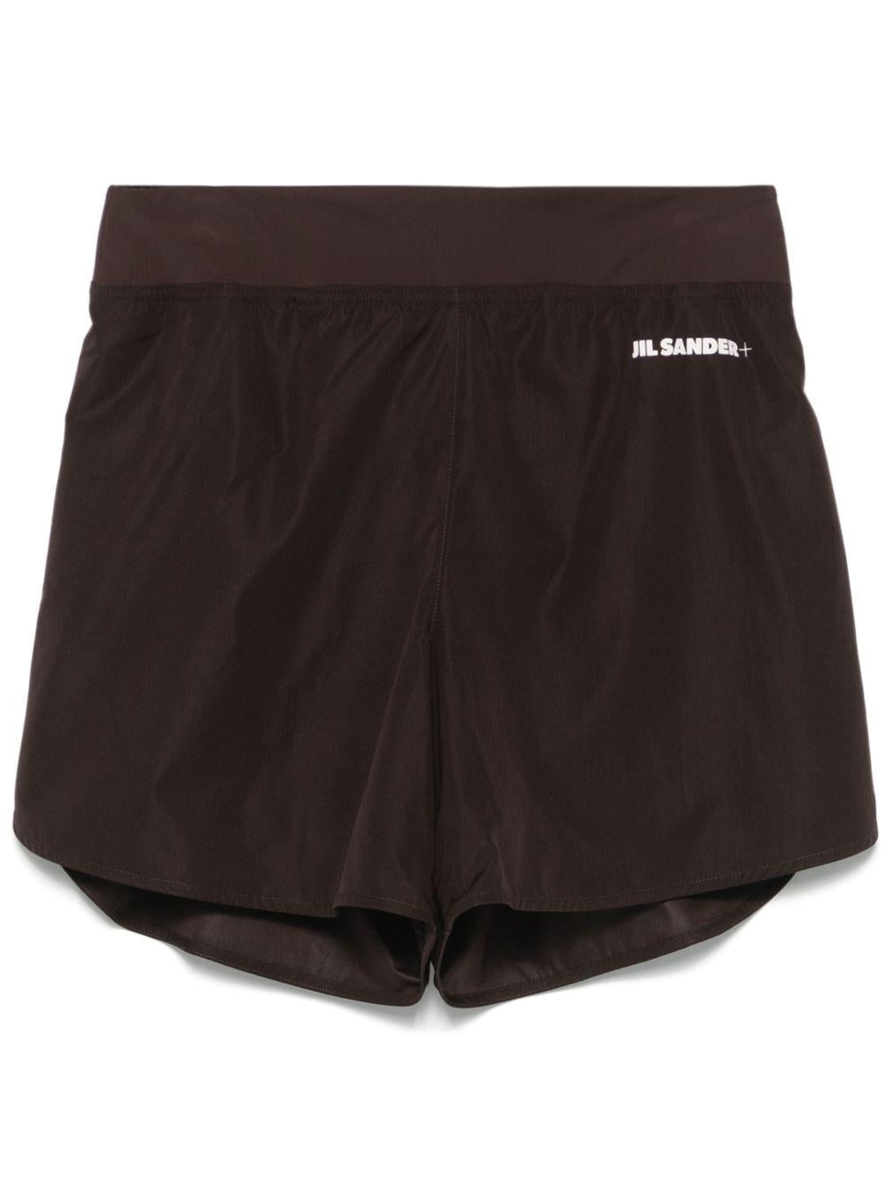 JIL SANDER Shorts sportivi con logo 