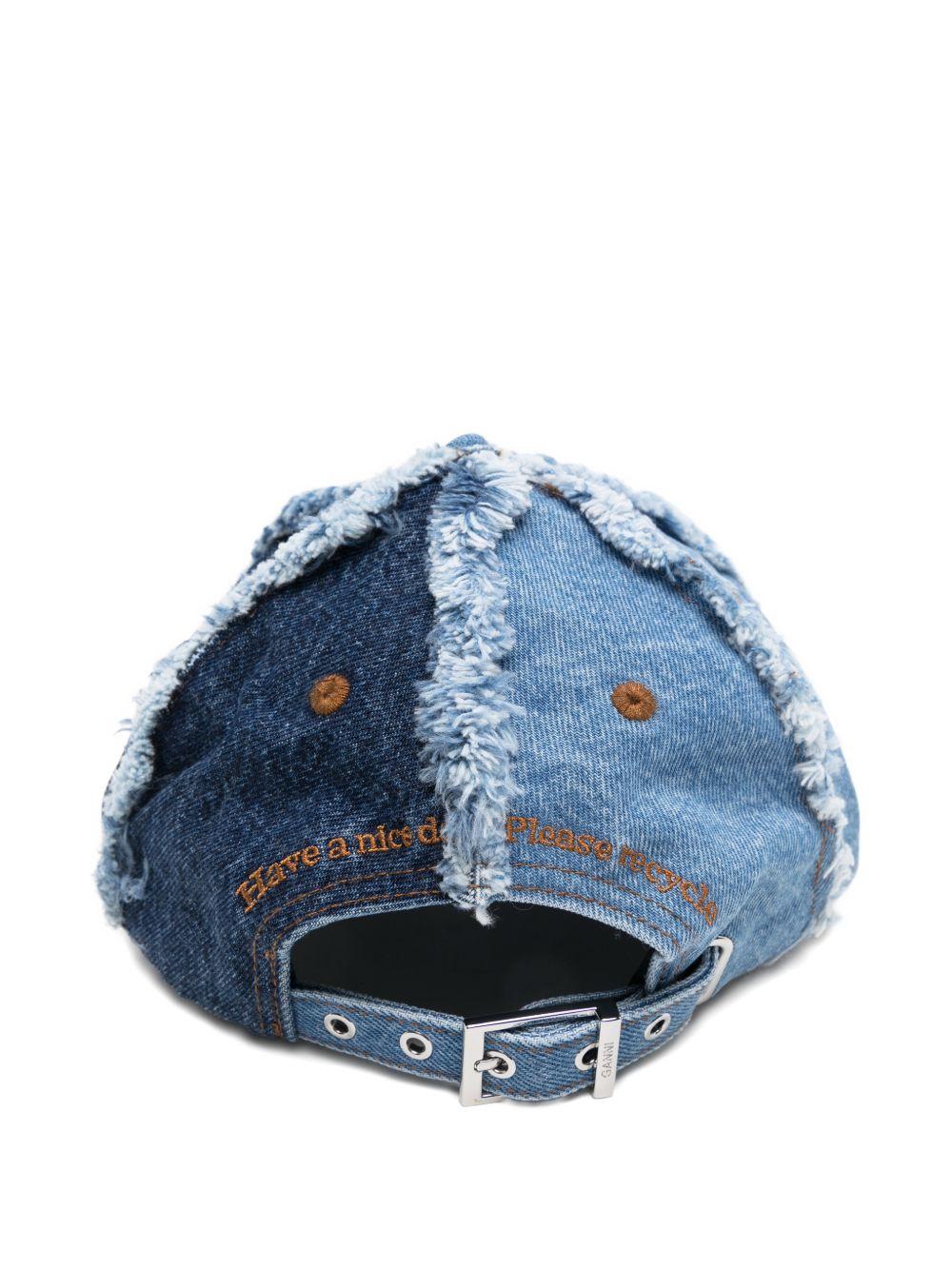 GANNI Cappello da baseball in jeans 