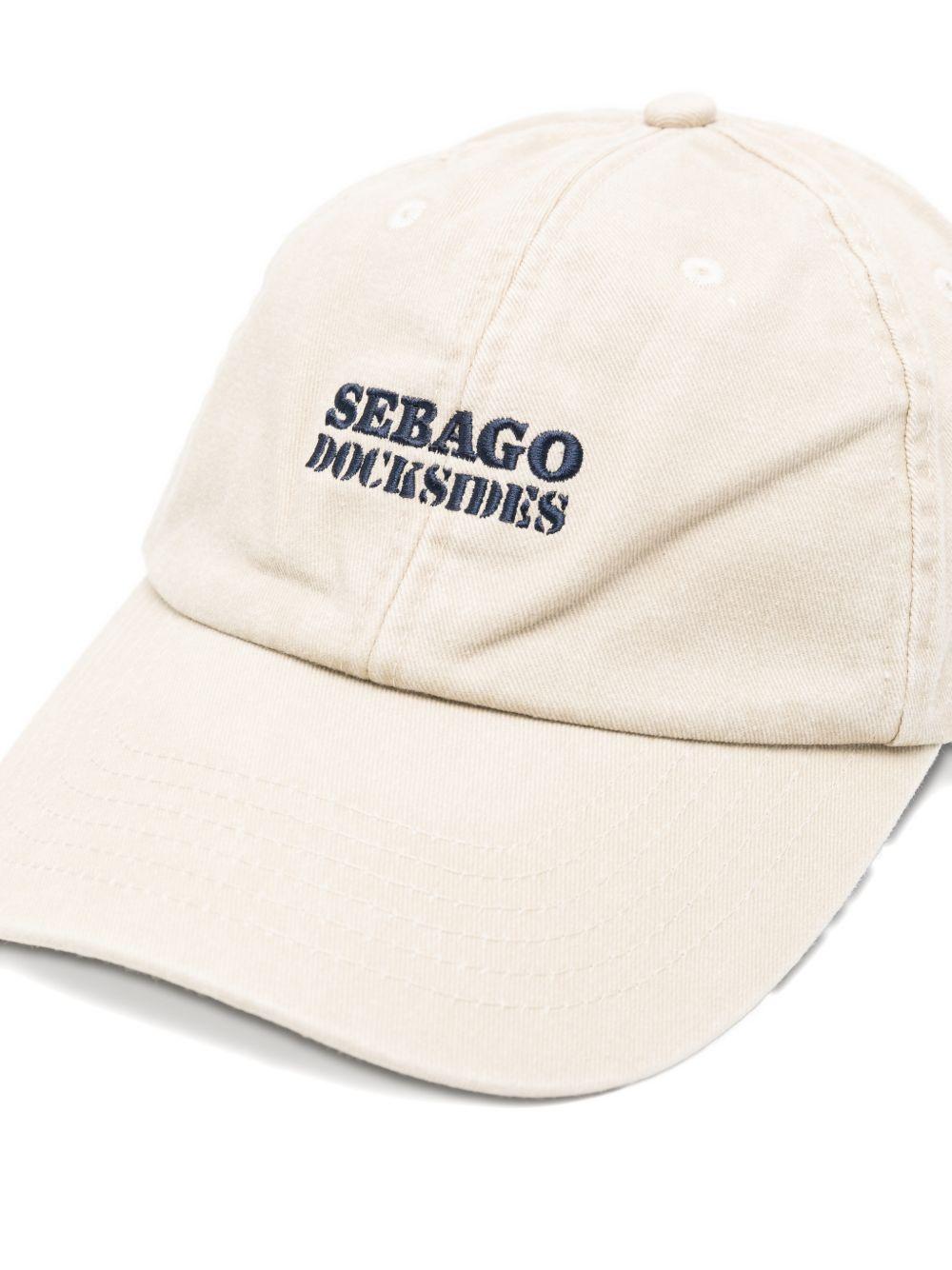 SEBAGO Cappello da baseball in cotone con ricamo 