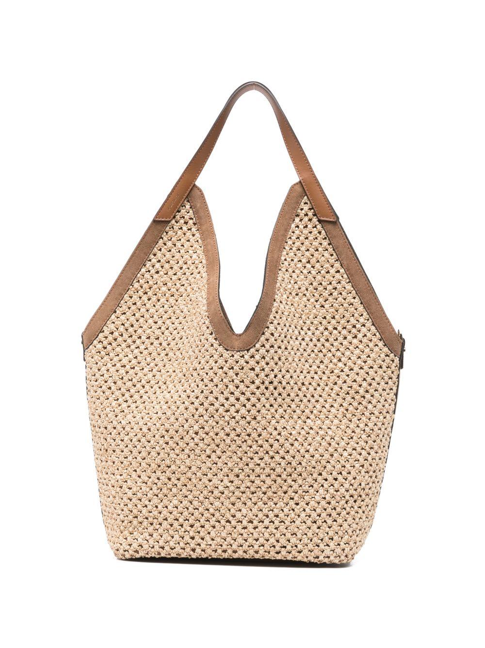 LORISTELLA Borsa a spalla Lysa beige 