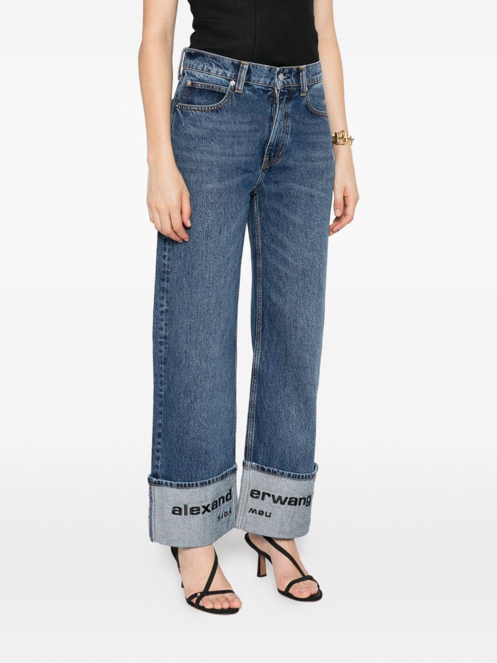 ALEXANDER WANG Jeans con logo 