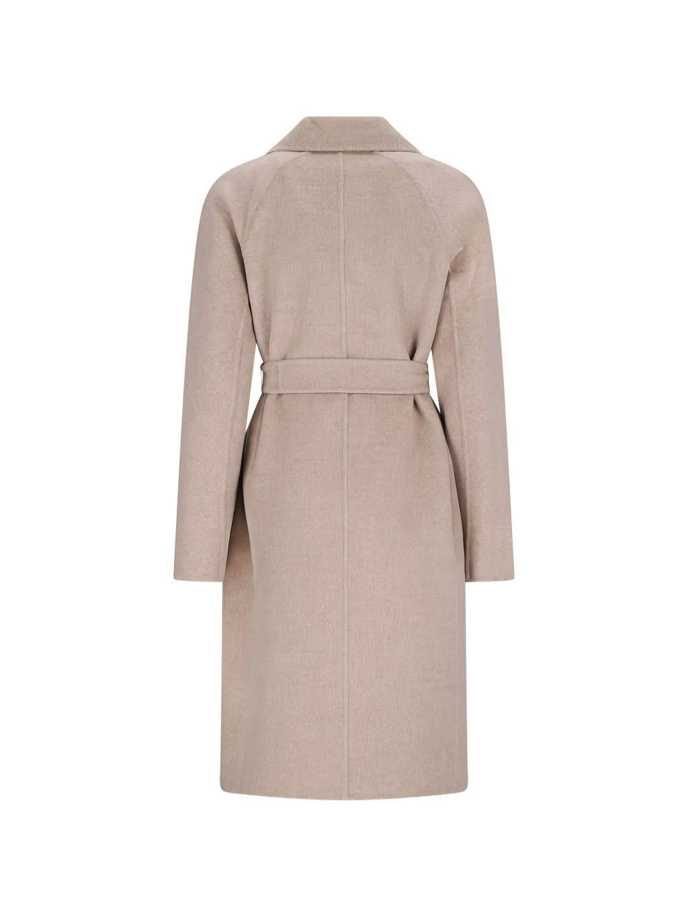 MAX MARA Cappotto lungo Maceri in cashmere con cintura 