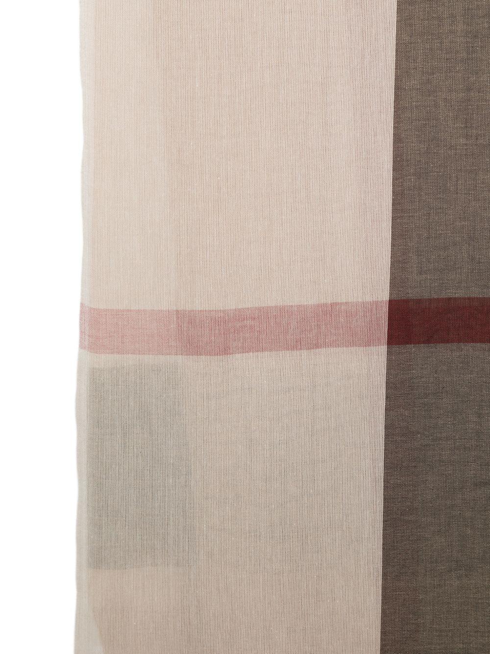 BARBOUR Sciarpa in cotone a quadri 