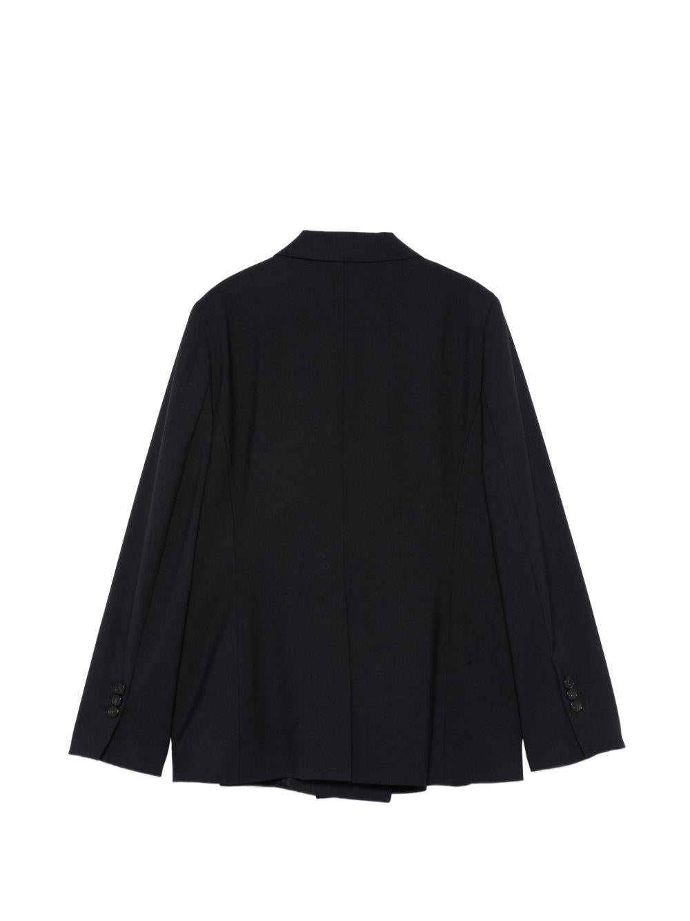 SEVENTY Blazer doppiopetto in lana blu 