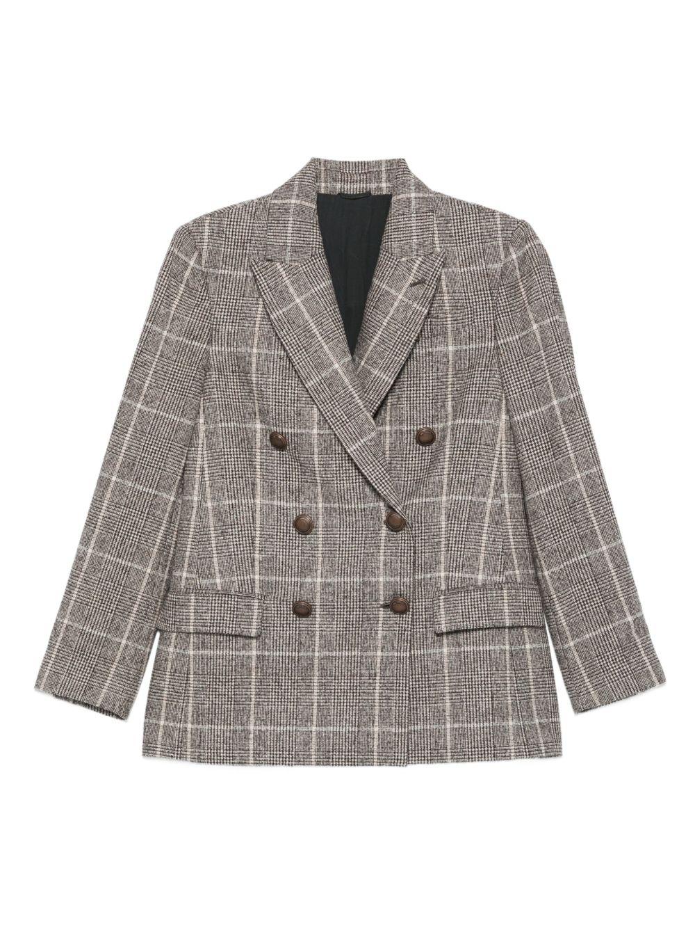 BRUNELLO CUCINELLI Blazer in Principe di Galles 