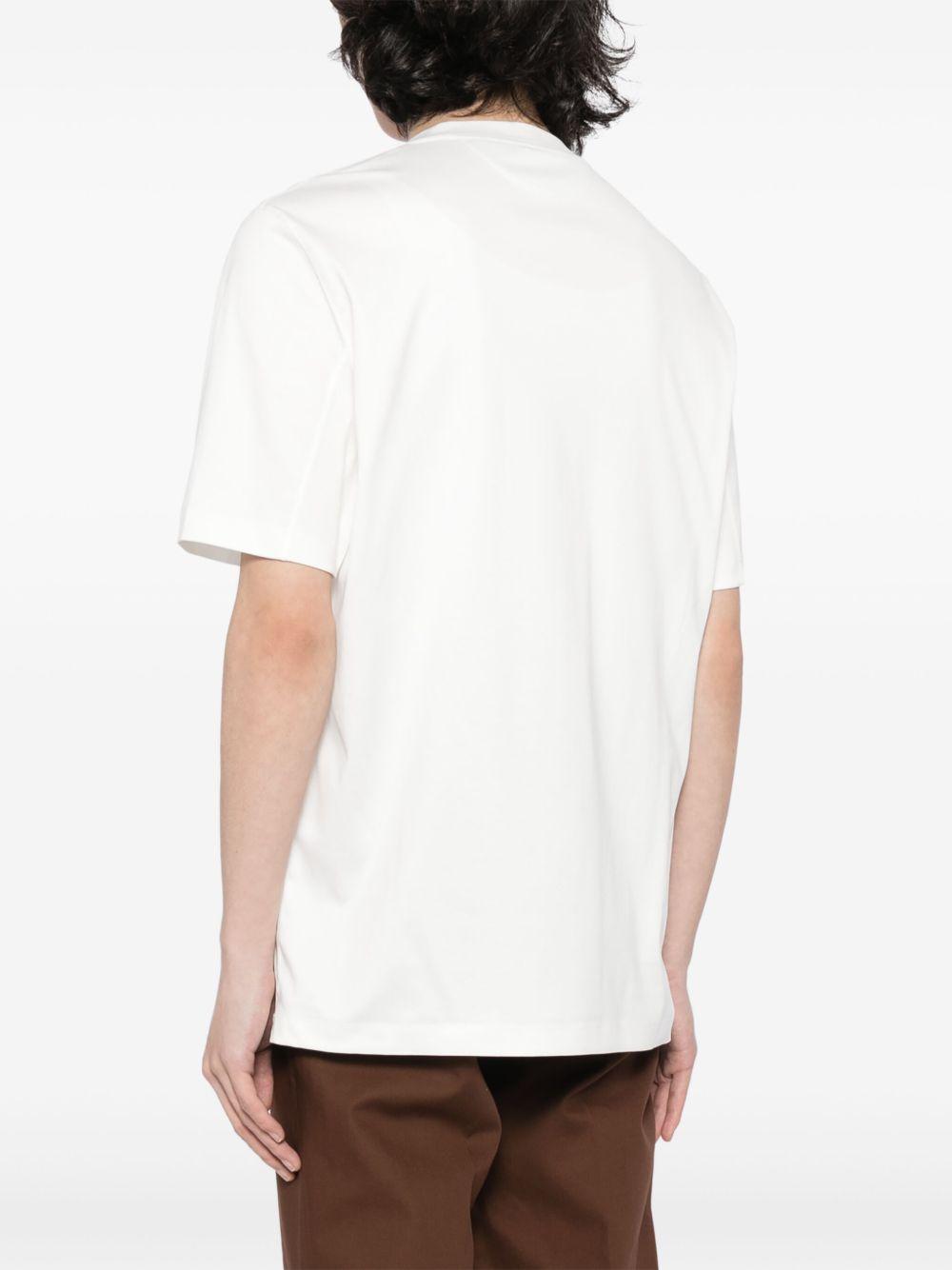 BRUNELLO CUCINELLI T-shirt in cotone bianco 