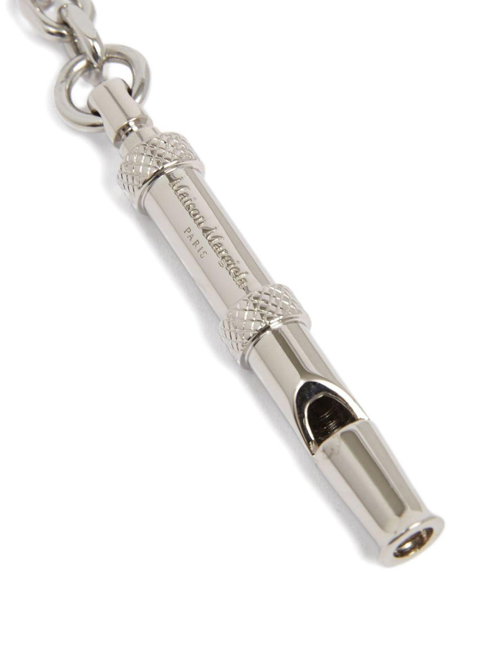 MAISON MARGIELA Portachiavi argento in ottone 