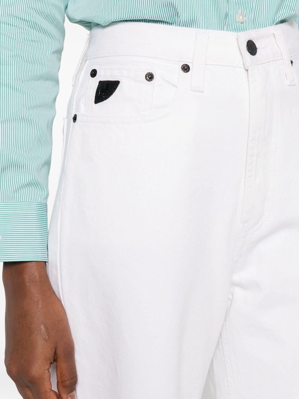 LOIS Jeans Skater Loose in denim di cotone bianco 