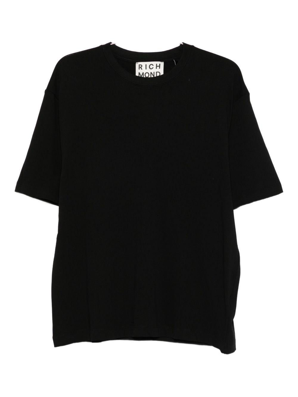 JOHN RICHMOND T-shirt girocollo nera 