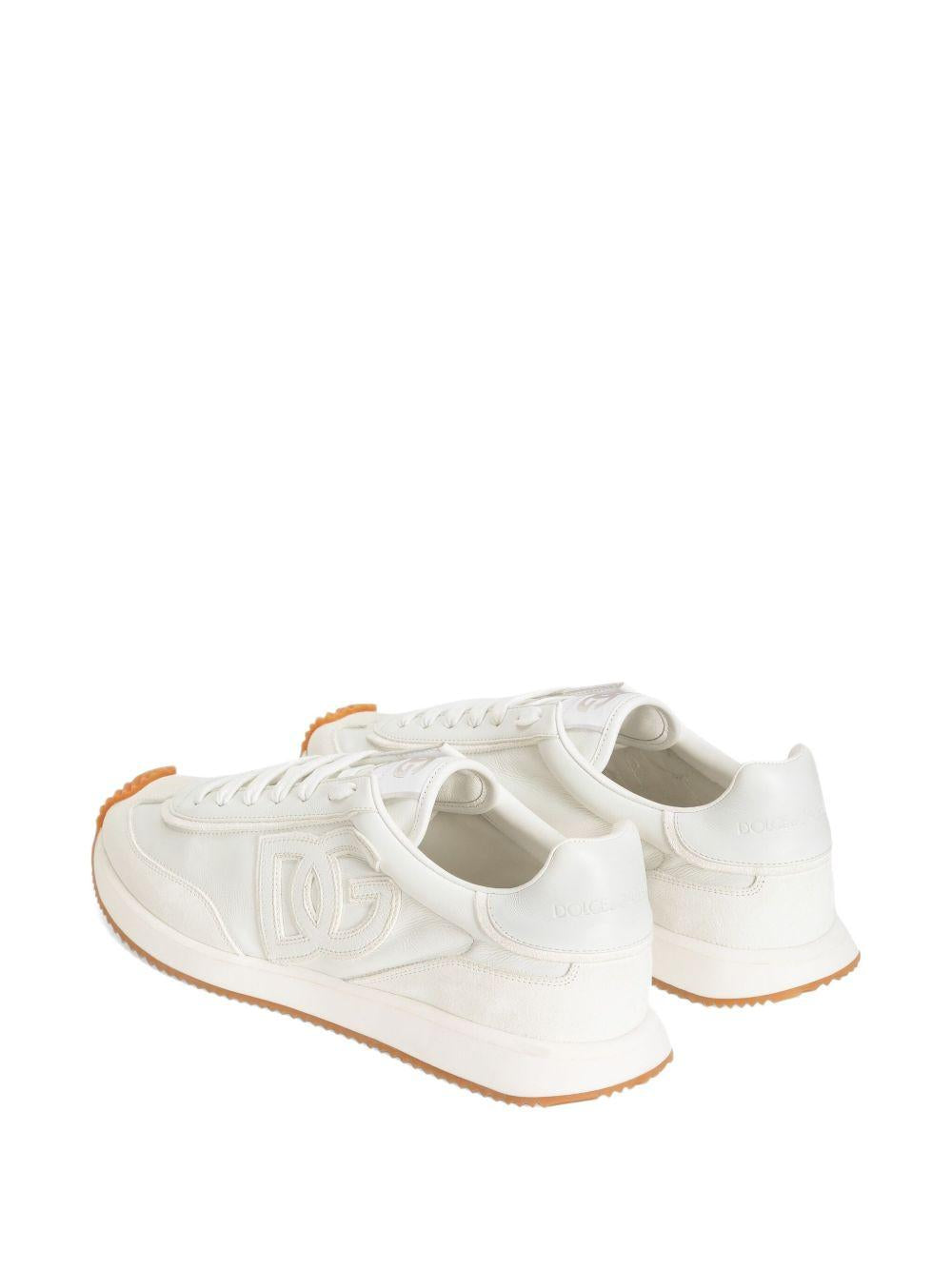 DOLCE e GABBANA Sneakers in pelle bianca 