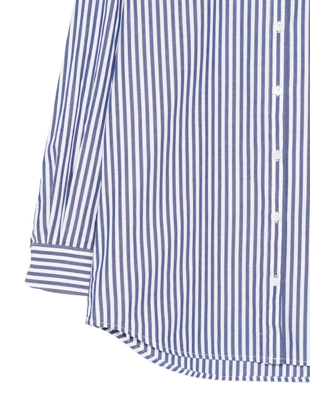 MC2 SAINT BARTH Camicia Brigitte a righe blu 