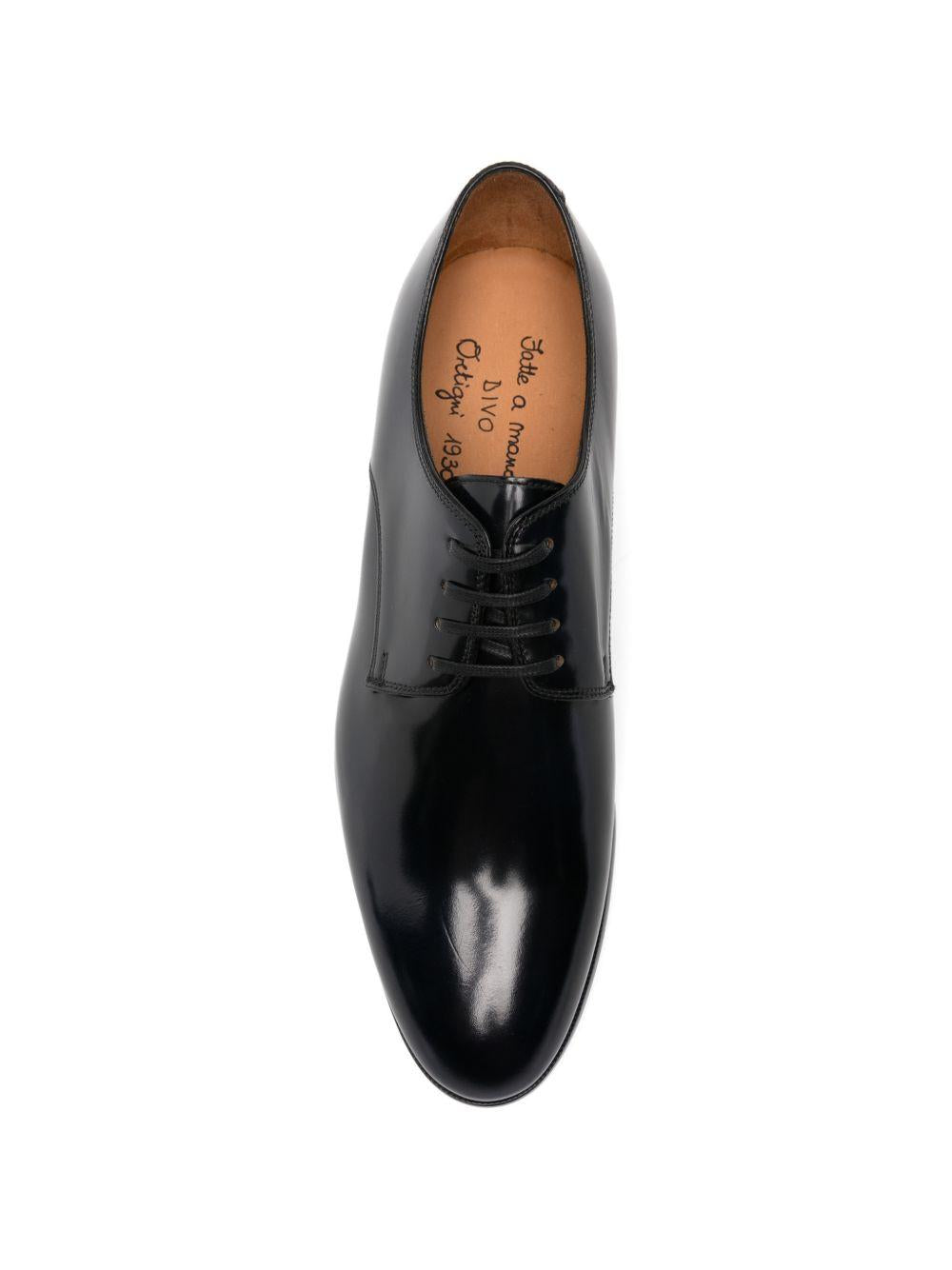 ORTIGNI Scarpe stringate nere lucide 