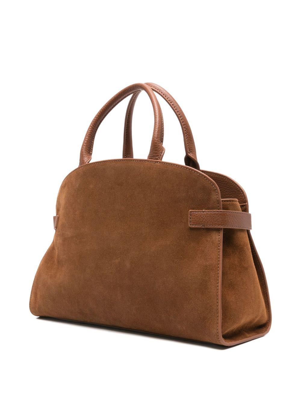 COCCINELLE Borsa 'Sabine' in suede marrone 