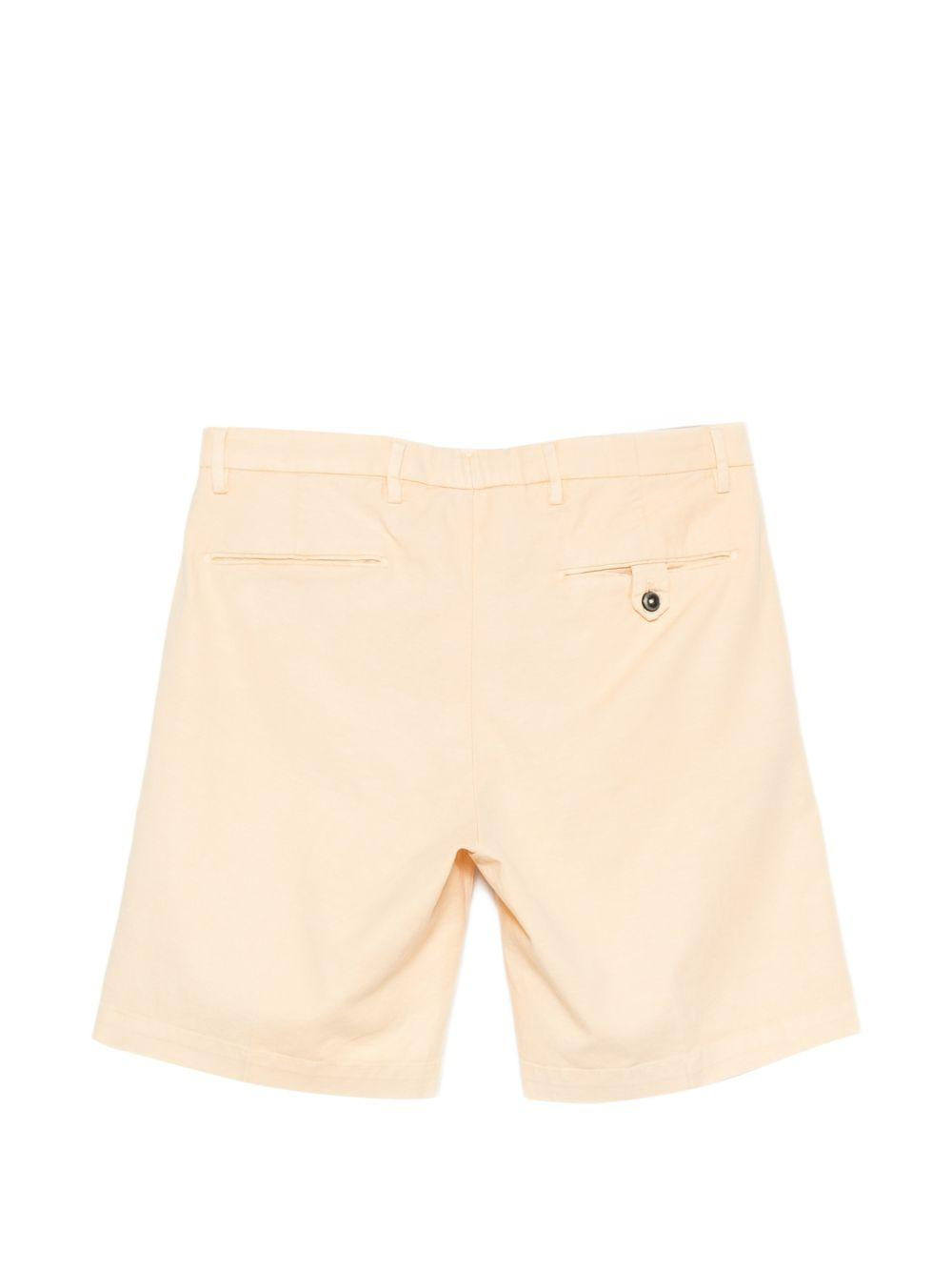 MICHAEL COAL Pantaloni corti giallo burro con tasche 