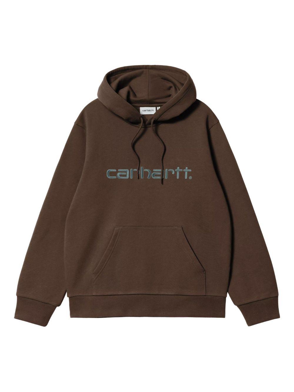 CARHARTT WIP Felpa con cappuccio e logo 