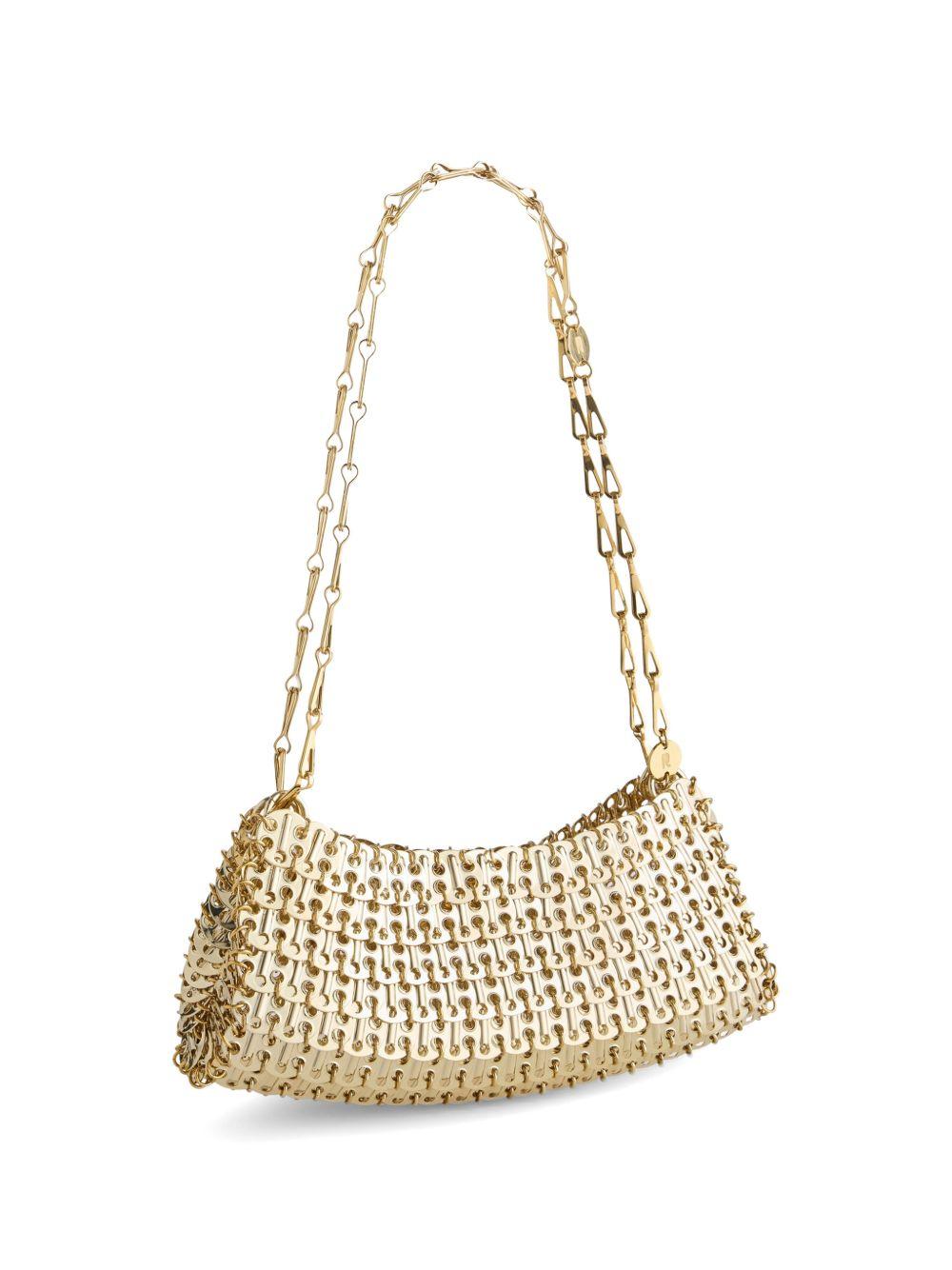 RABANNE Borsa a spalla dorata 