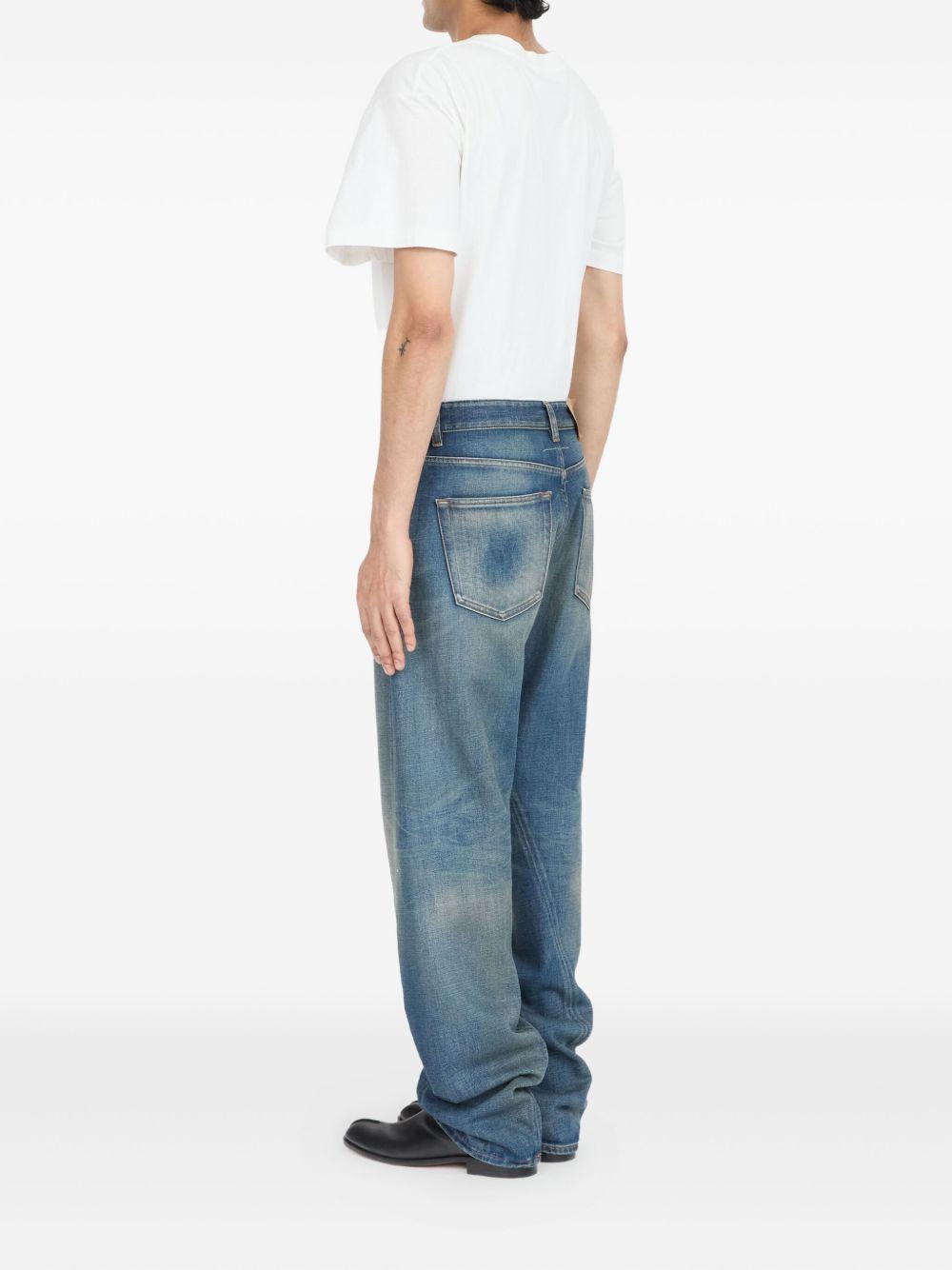 MM6 MAISON MARGIELA Jeans cotone denim azzurro 