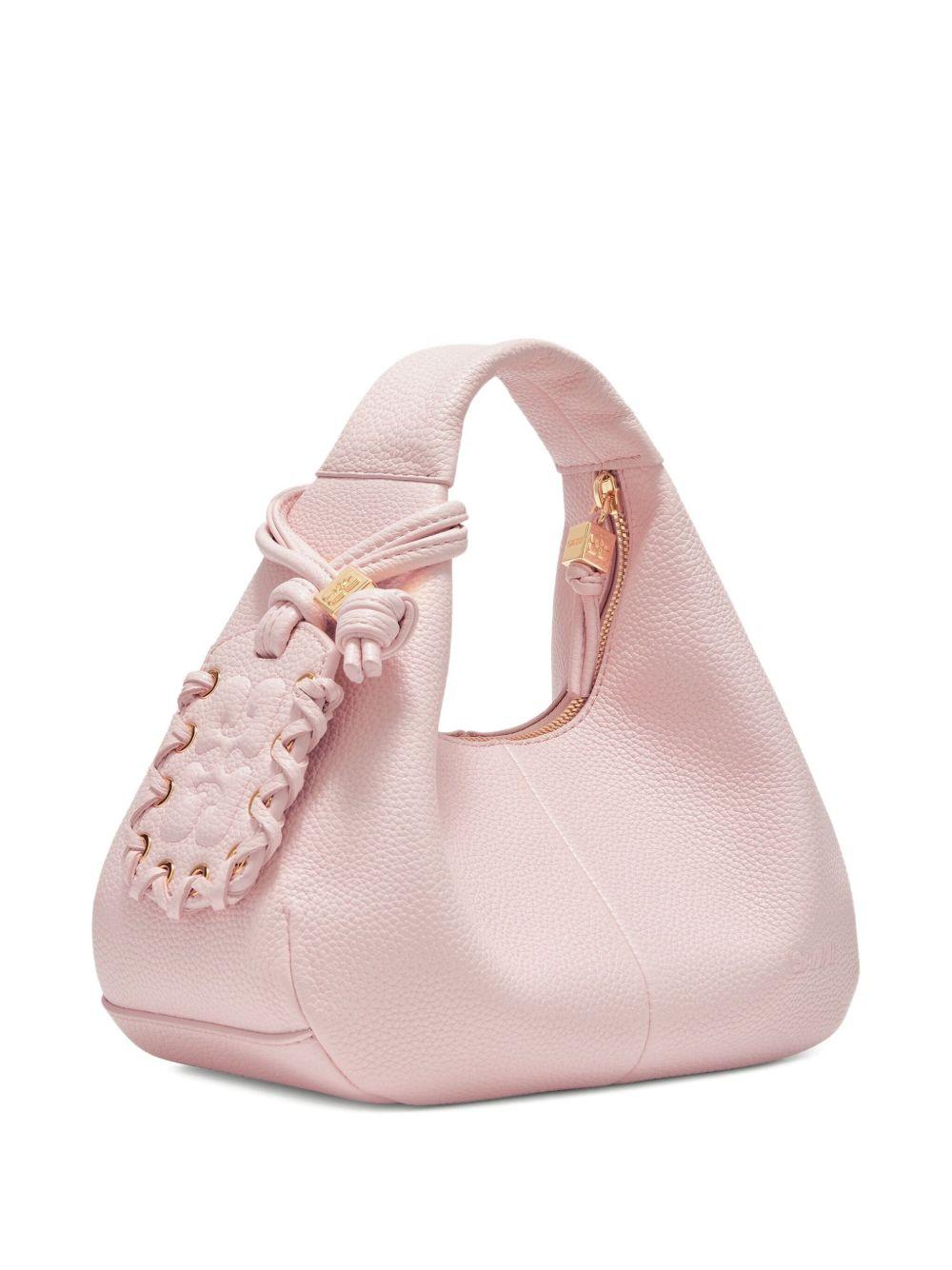 GANNI Borsa tote Hobo Mini rosa 