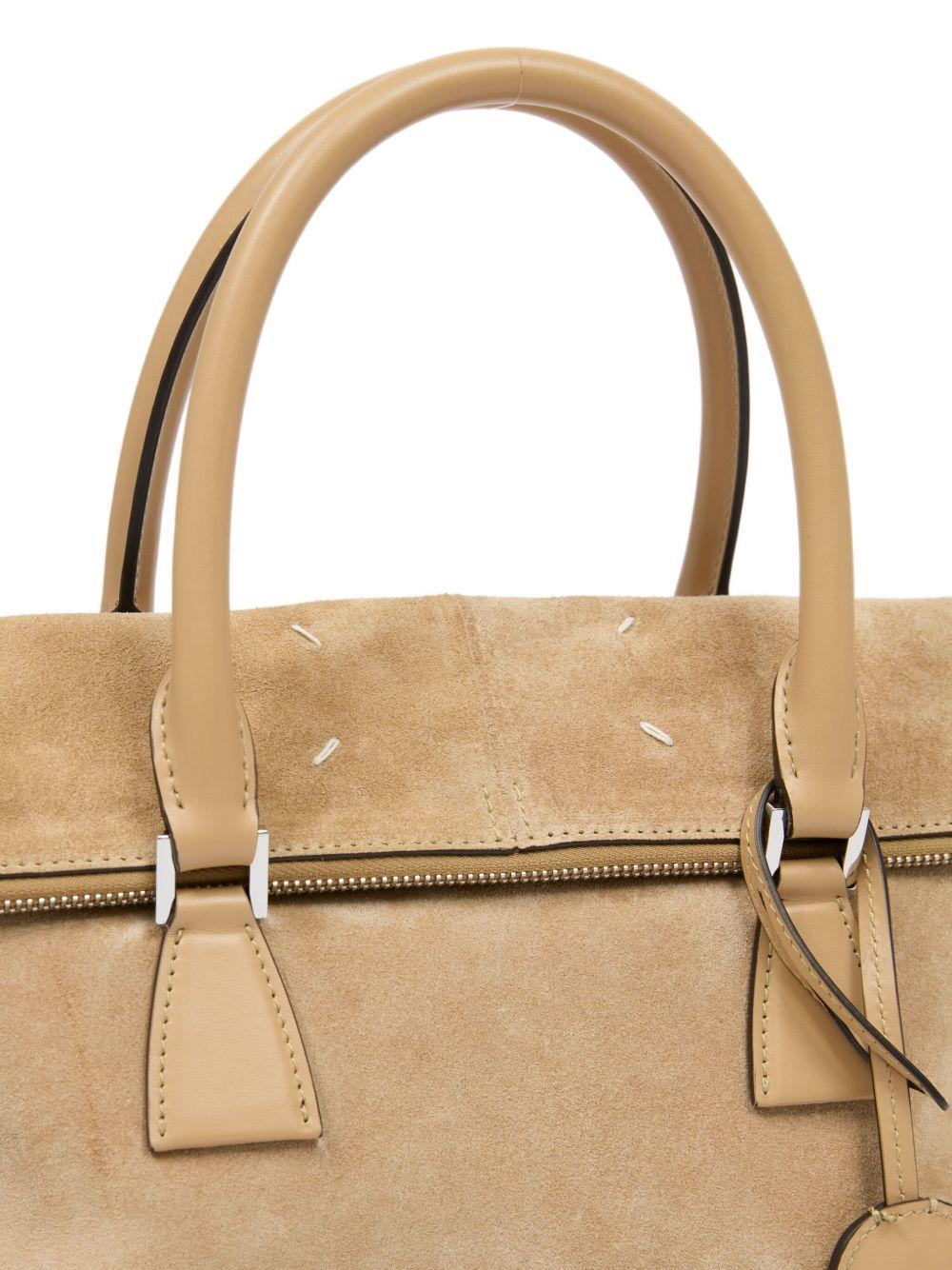MAISON MARGIELA Borsa beige con doppio manico superiore 