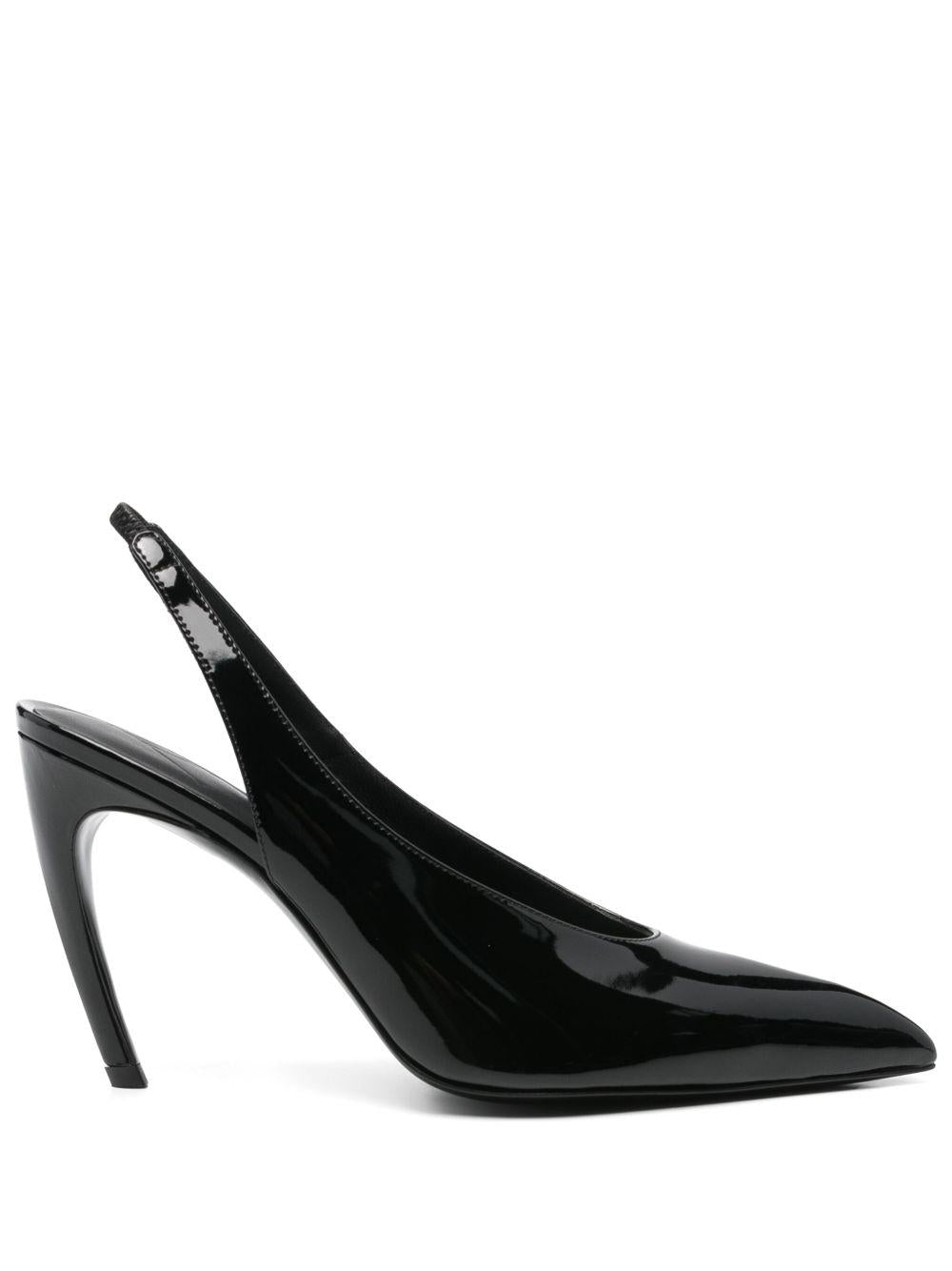 THE ATTICO Slingback 'Viper' neri 