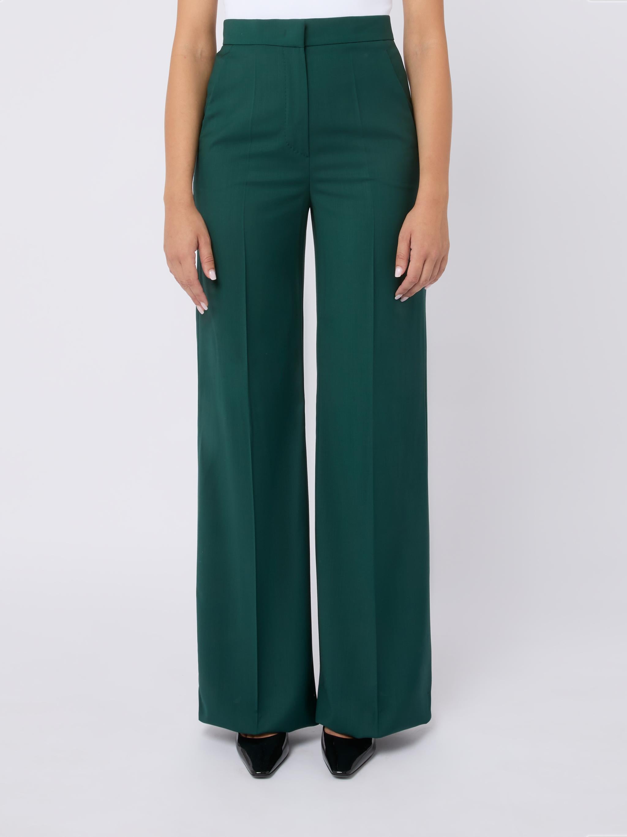 MAX MARA Pantalone 'Fernet' in tela di pura lana leggera 