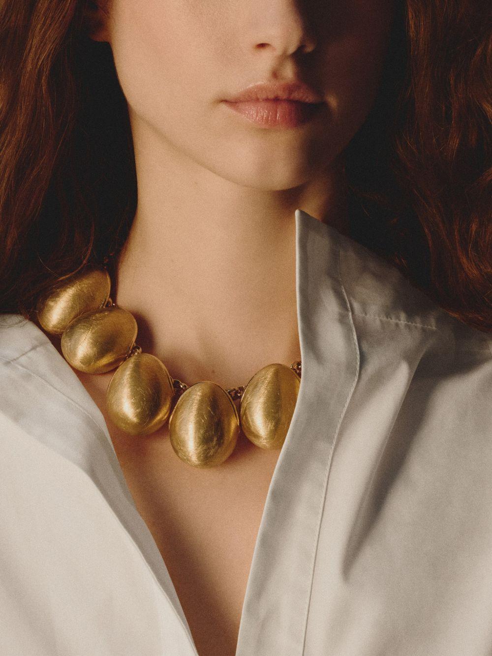JACQUEMUS Collana Raisin dorata 