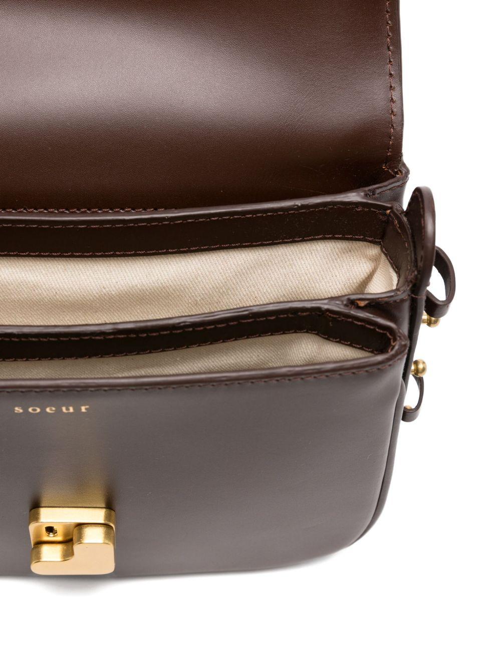 SOEUR Borsa tracolla 'Bellissima' mini marrone 