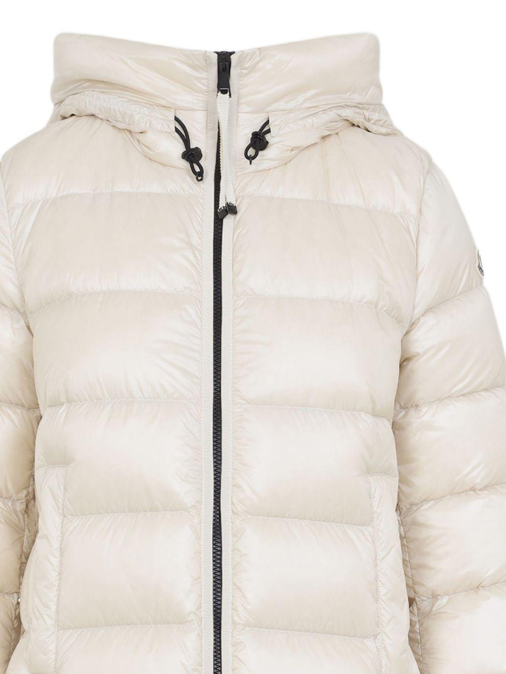 MONCLER Piumino lungo avorio 