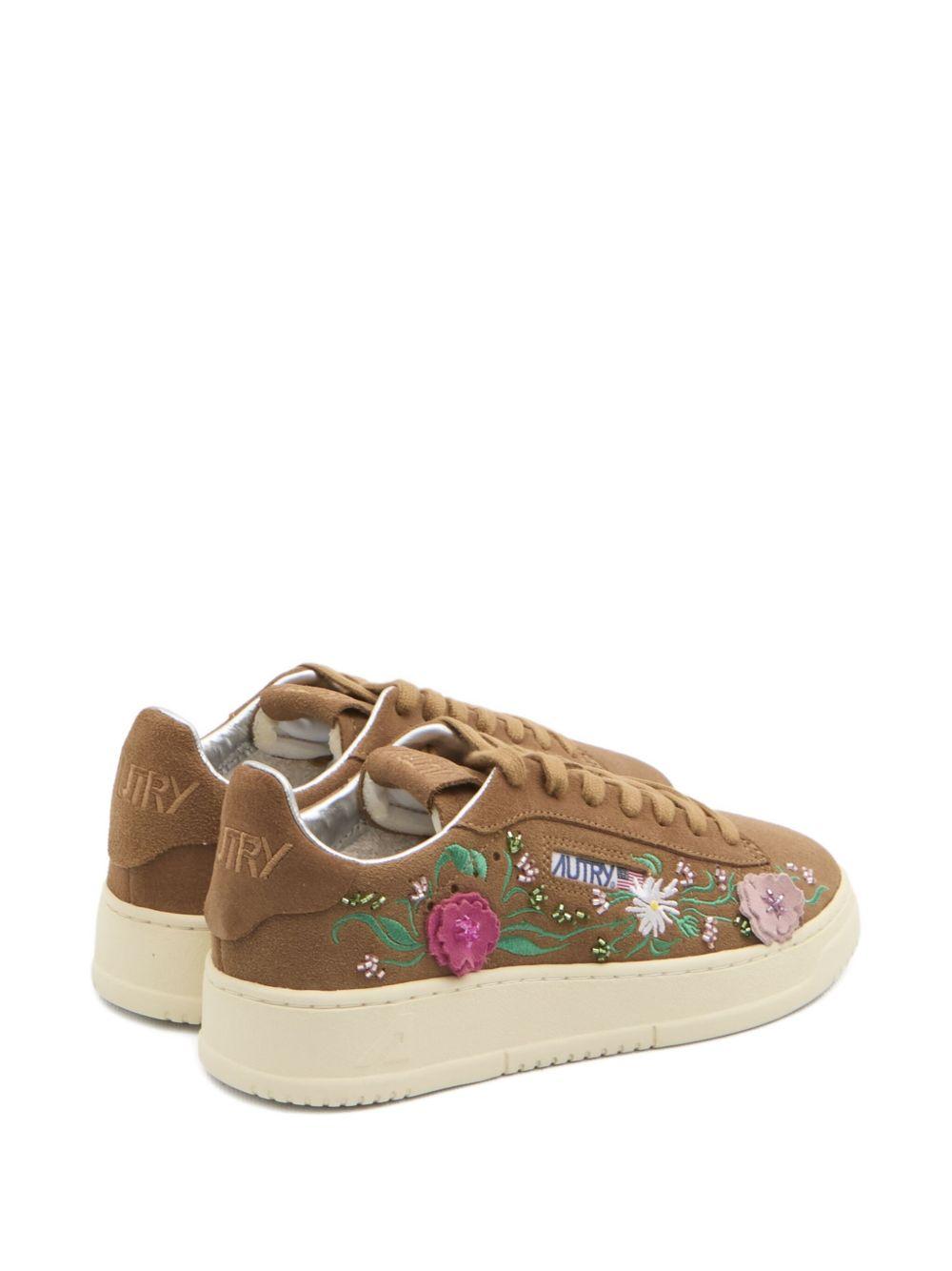 AUTRY Sneakers Dallas Low con ricamo fiori 