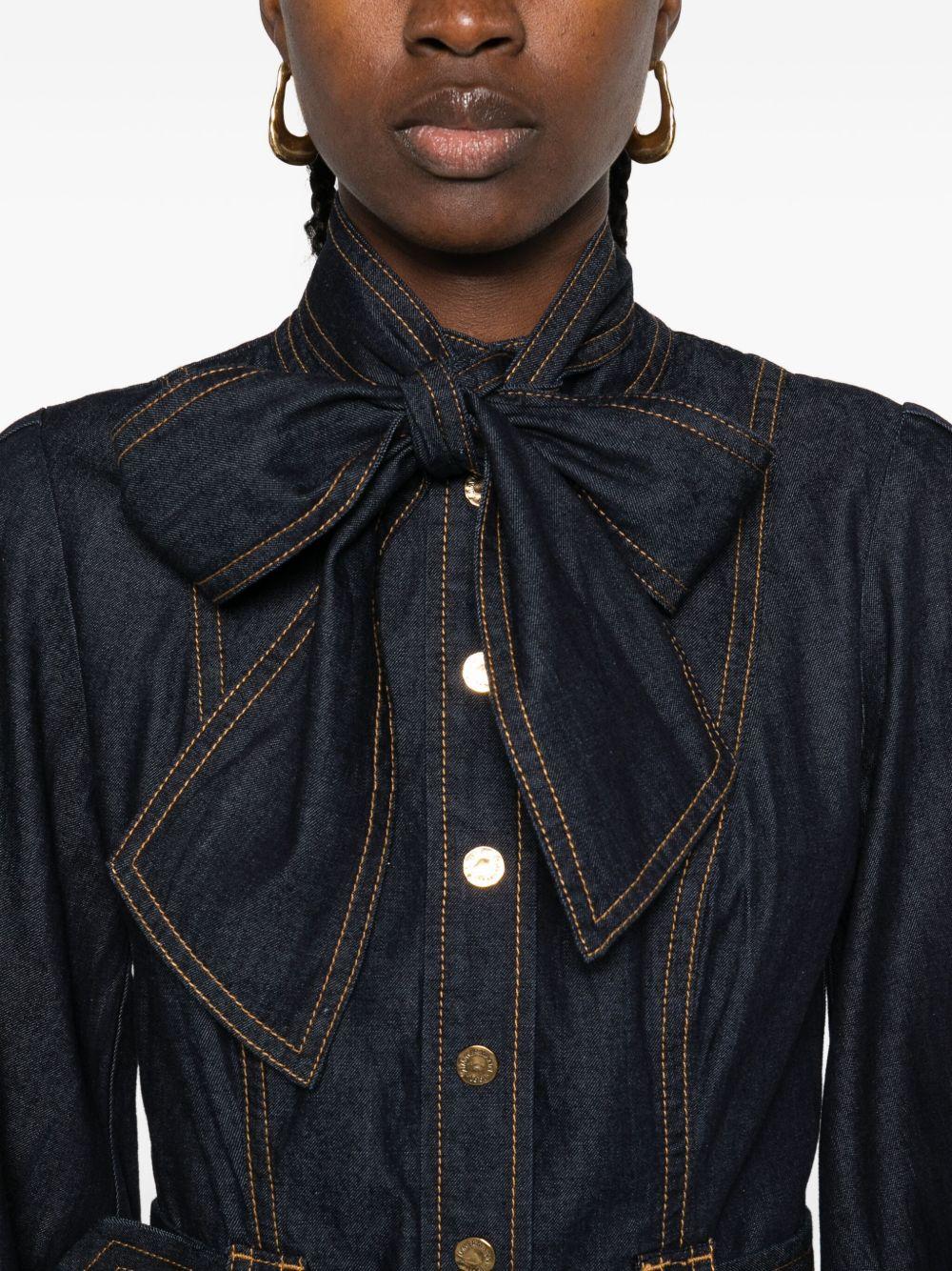 ZIMMERMANN Abito corto in jeans 