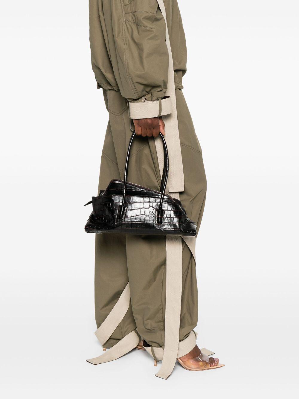 THE ATTICO Shoulder bag 'La Passeggiata Small' coffee 