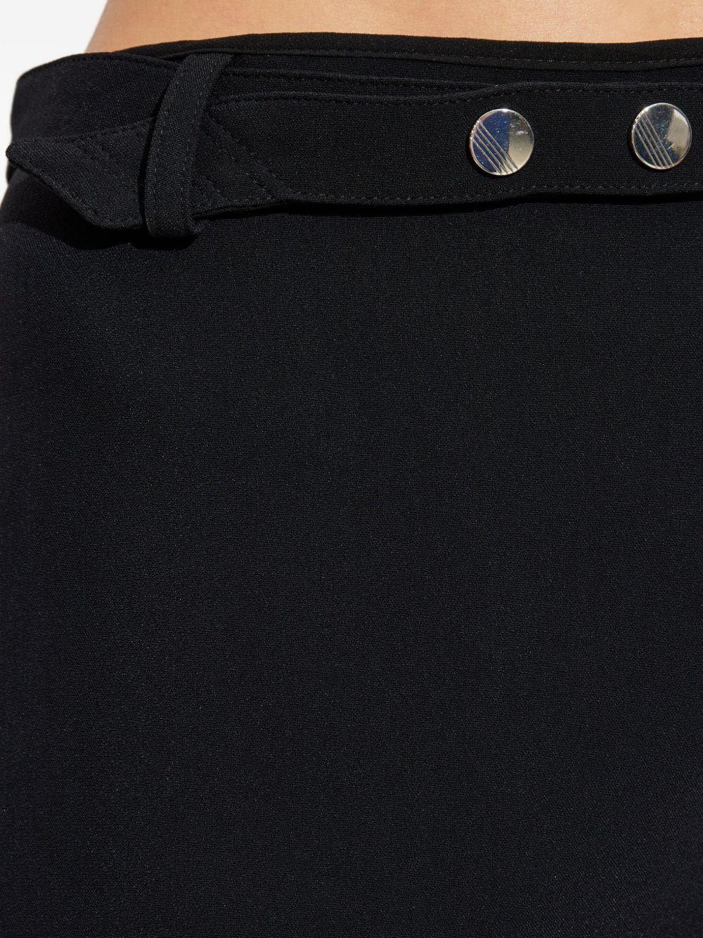 THE ATTICO Minigonna con pannello in mesh trasparente 