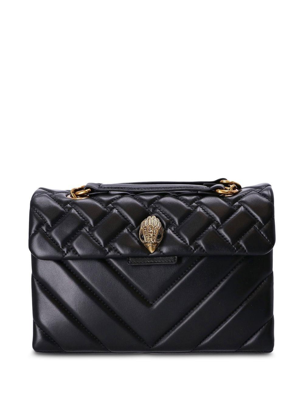 KURT GEIGER Borsa a spalla Kensington in pelle nera 