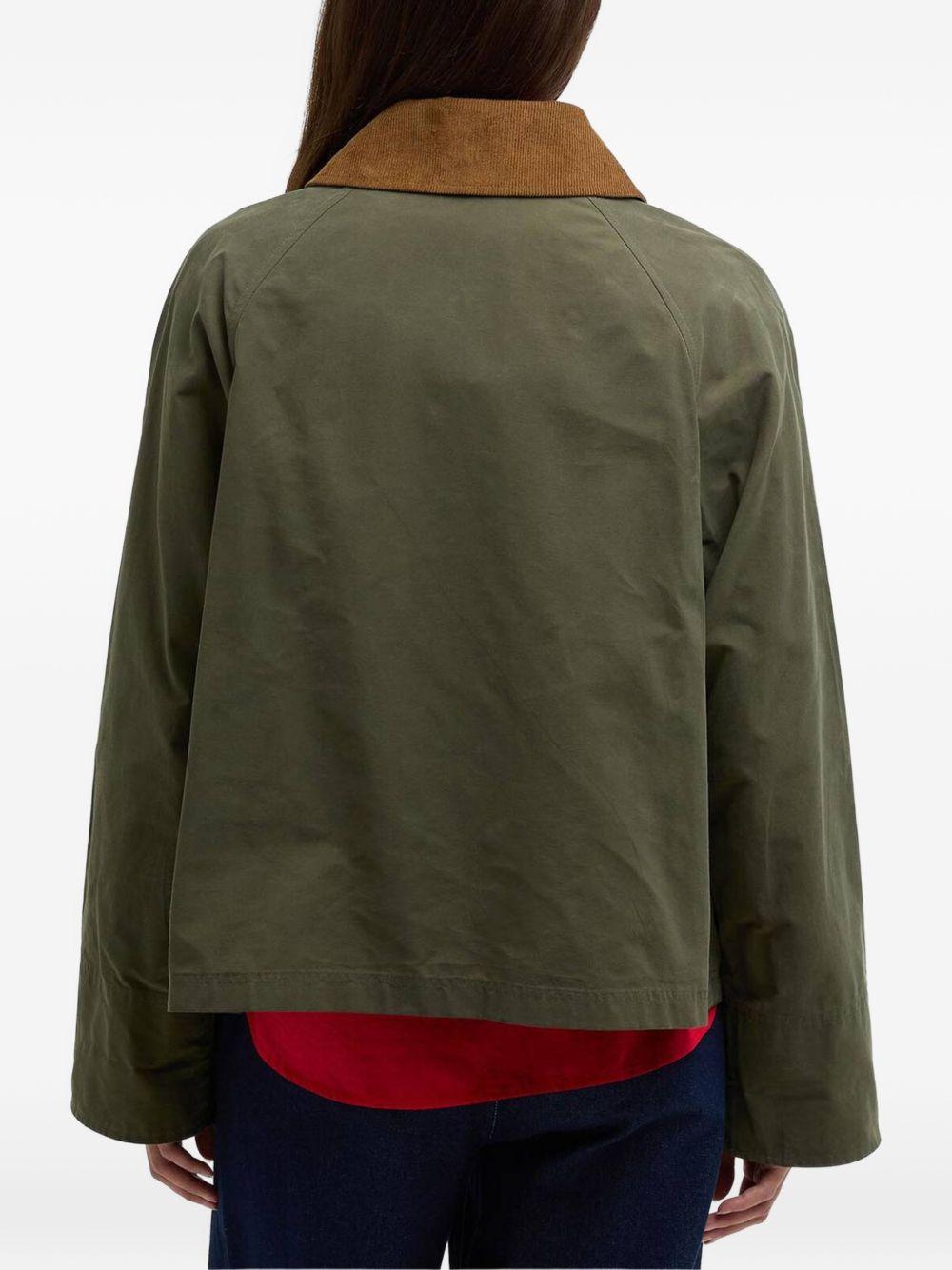 BARBOUR Giacca Icons Spey verde con tasche 