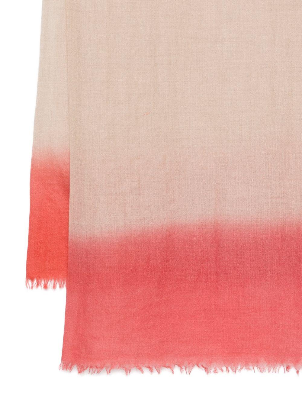 FALIERO SARTI Foulard Giudy in cashmere con contorno colorato 