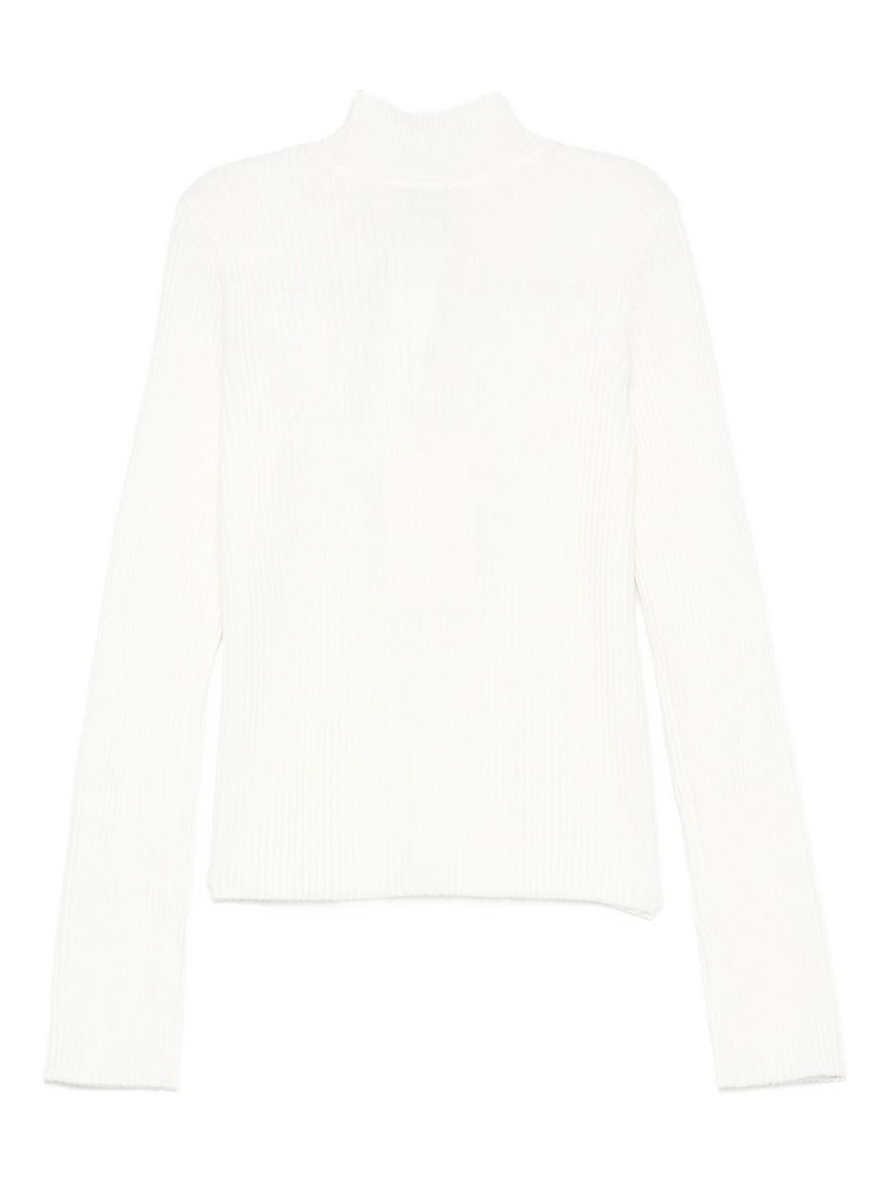 TWINSET Maglia a collo alto con logo 