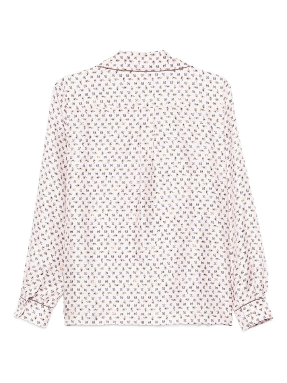 MAX MARA Camicia Disco in seta con tasca 