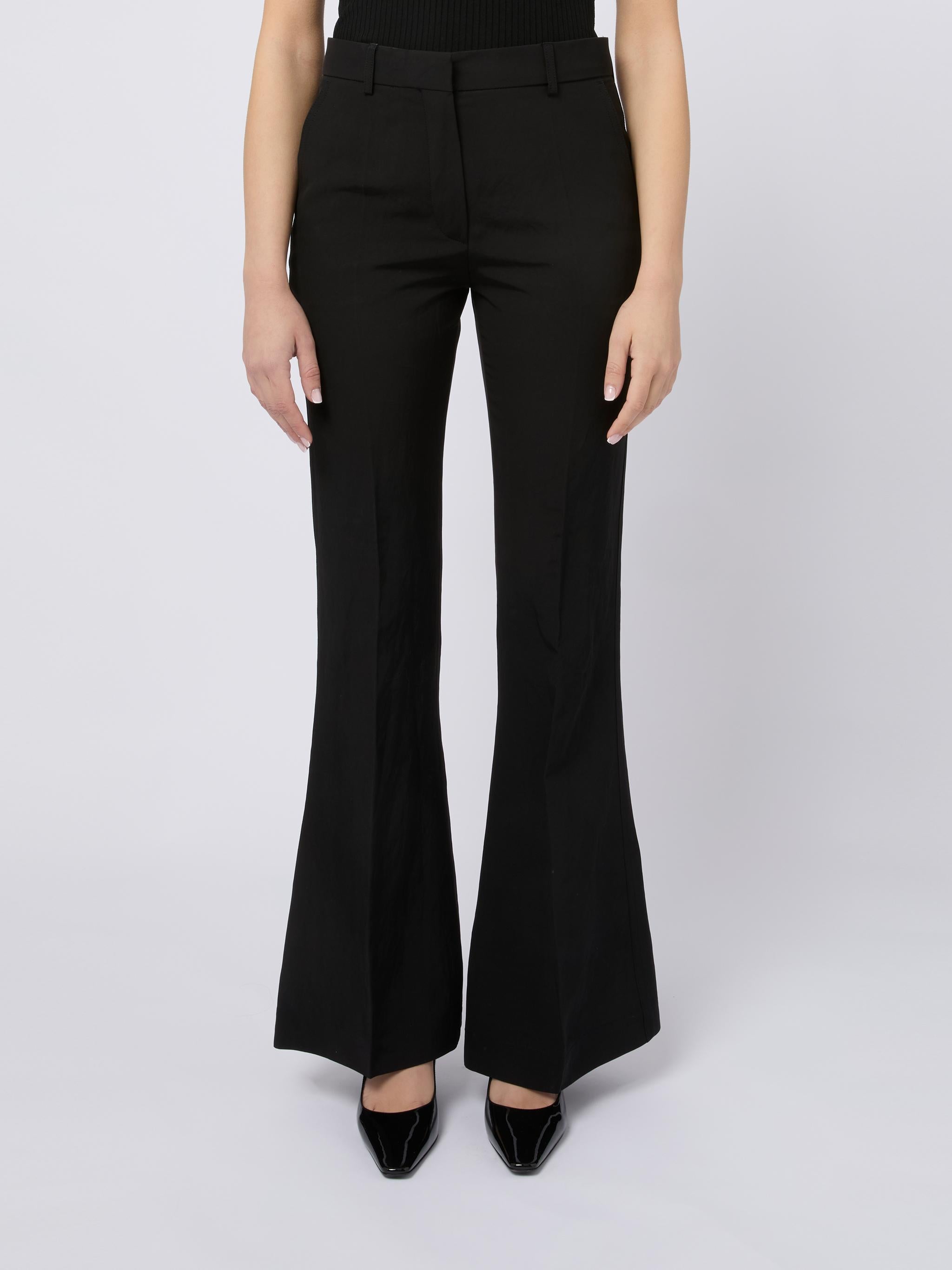 SPORTMAX Pantaloni Fragola svasati neri 