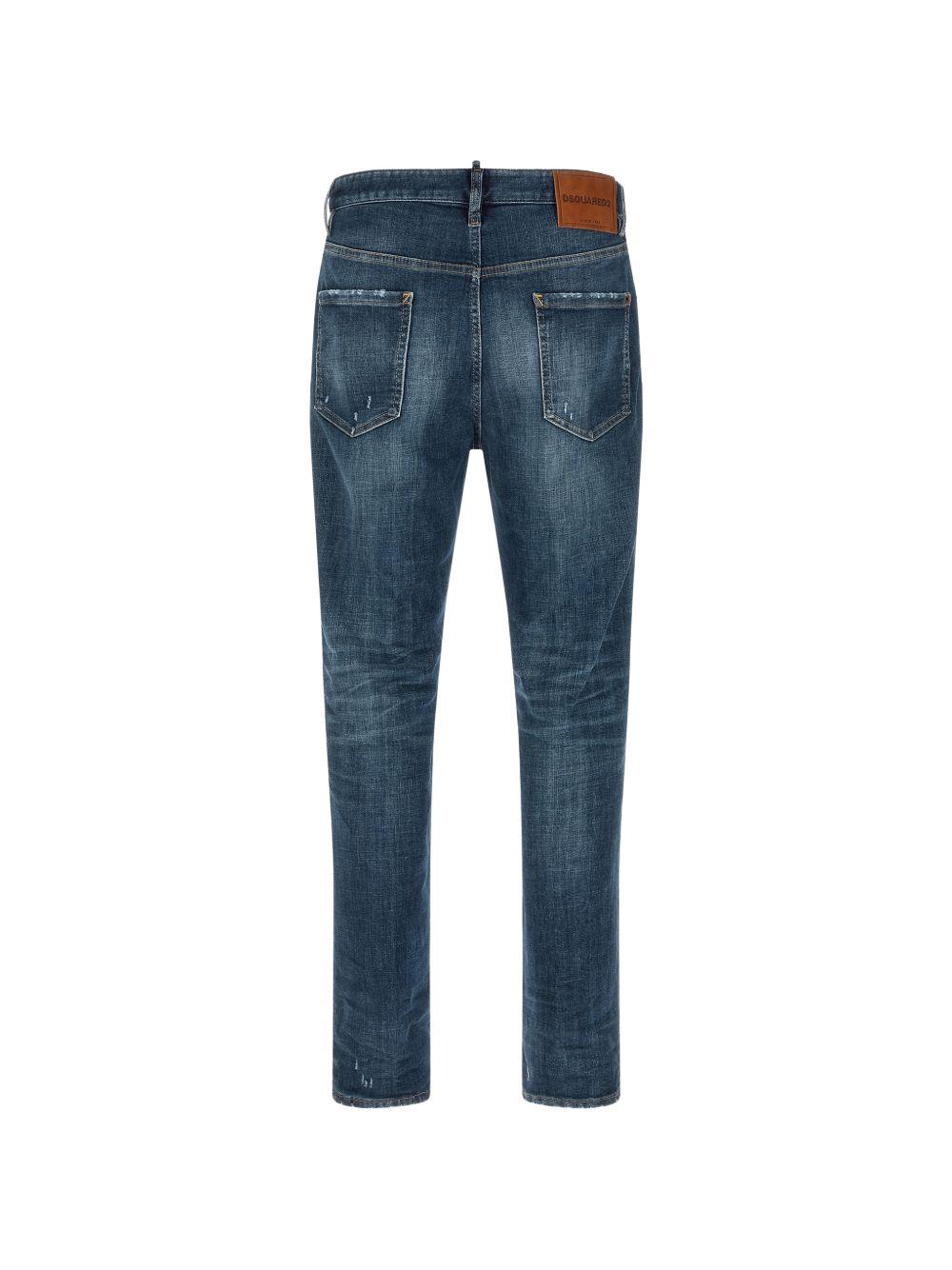DSQUARED2 Jeans in cotone blu 