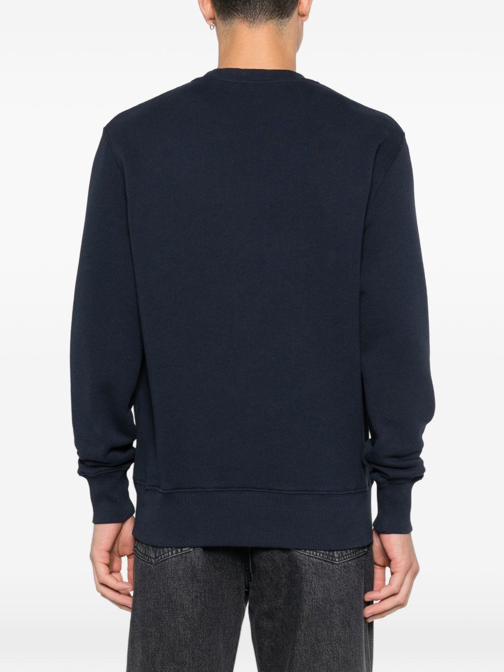 AUTRY Felpa girocollo blu 