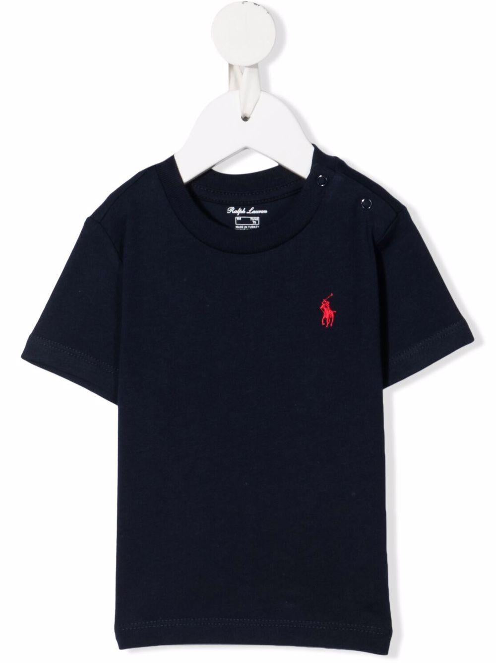 POLO RALPH LAUREN T-shirt in cotone con logo 