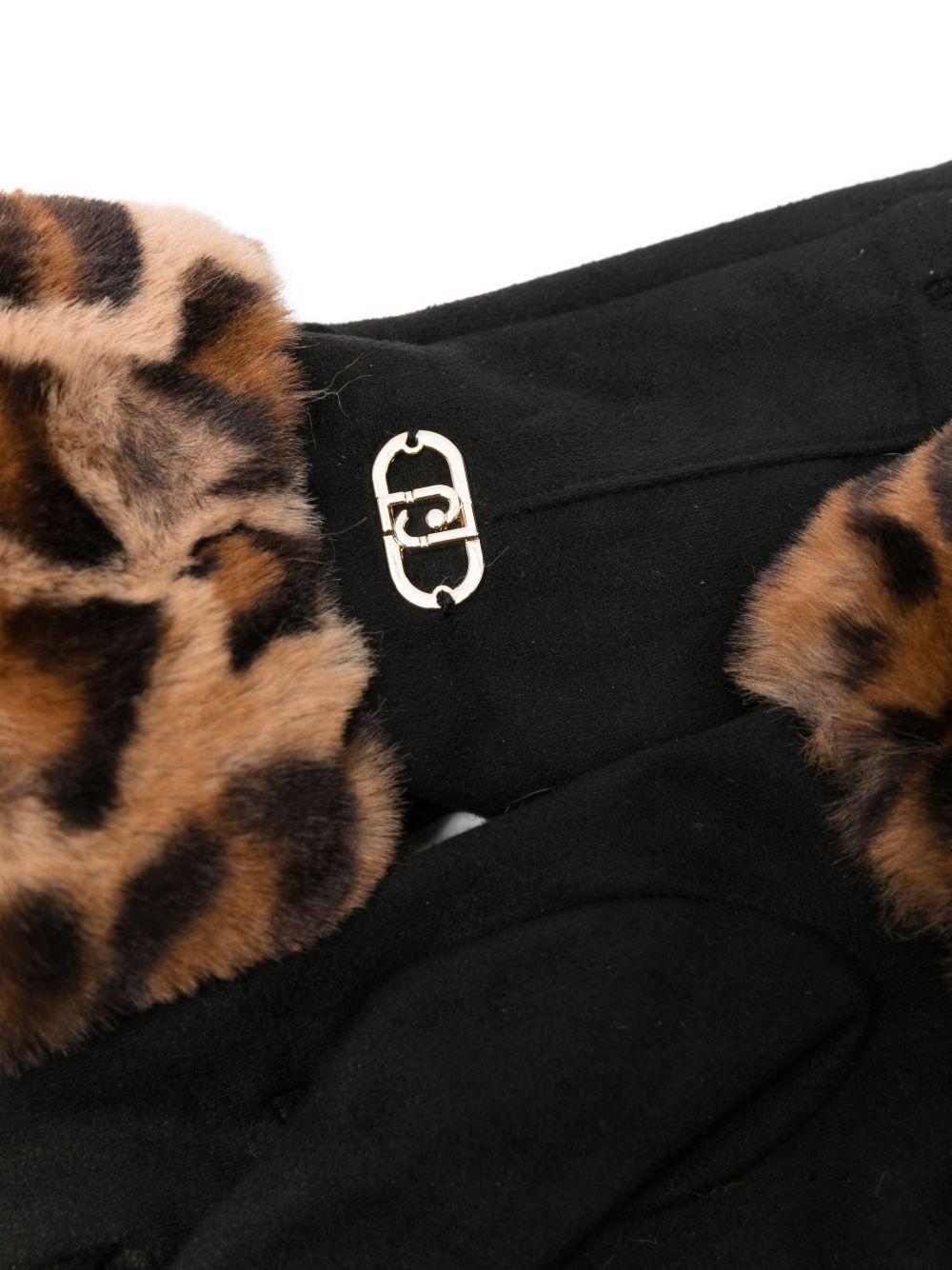 LIUJO Guanti con ecopelliccia 