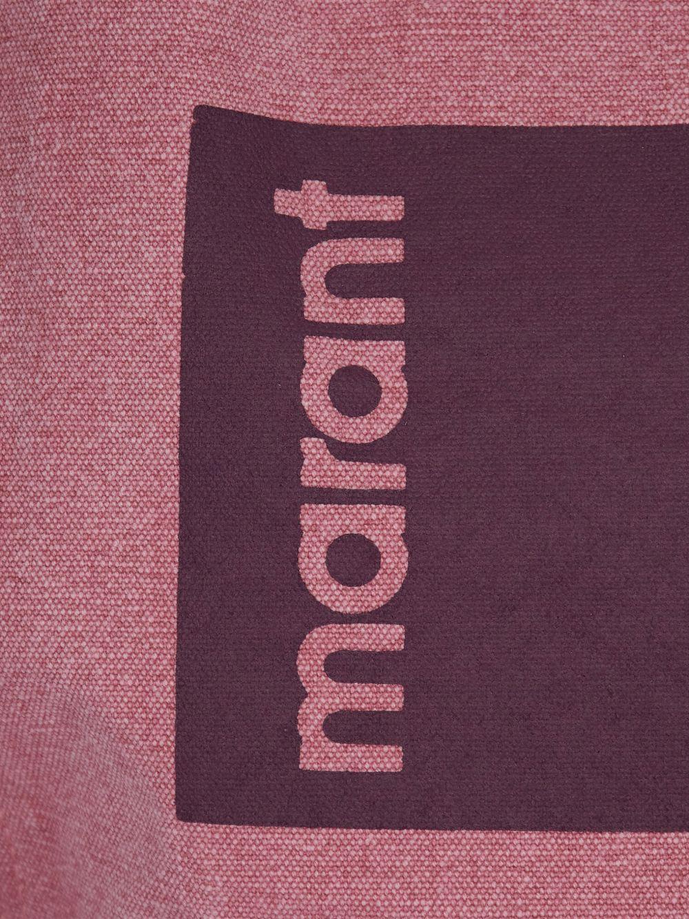 ISABEL MARANT Borsa shopping Yenky rosa in cotone 