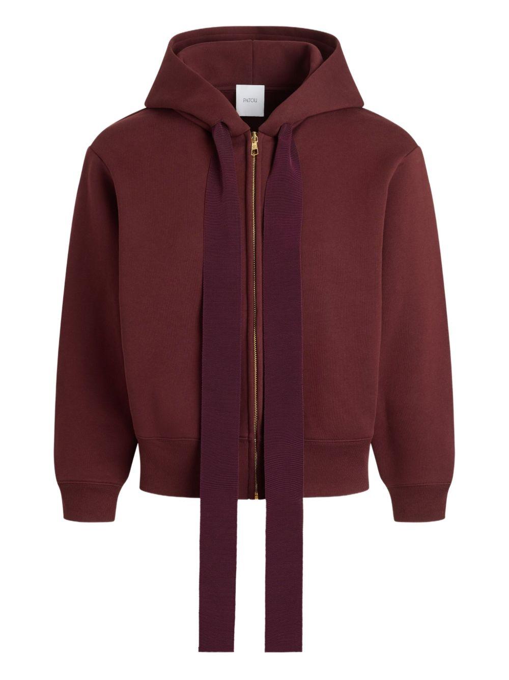 PATOU Felpa con cappuccio 