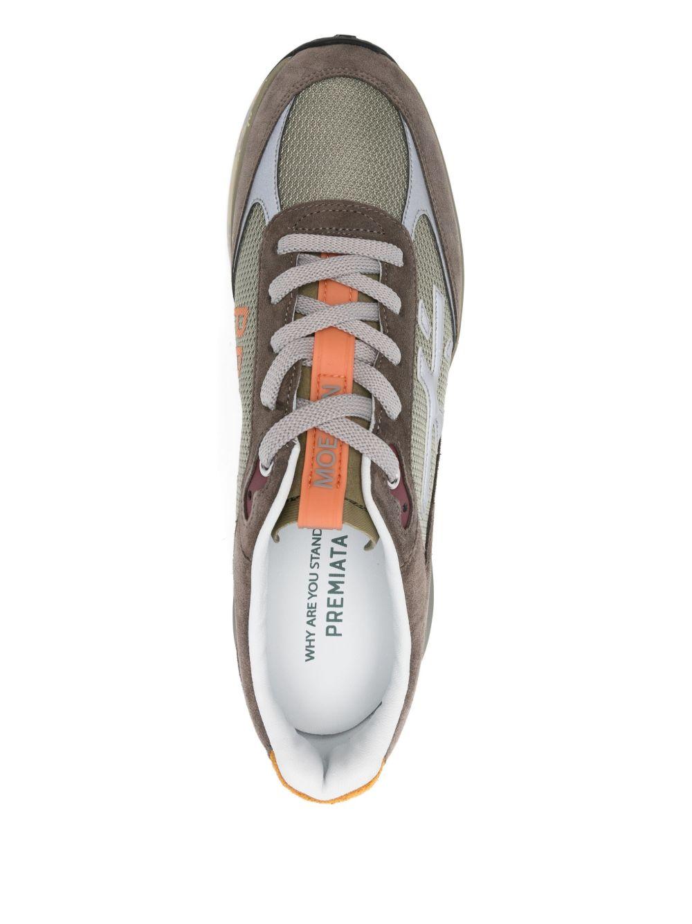 PREMIATA Sneakers Moerun in pelle grigia 