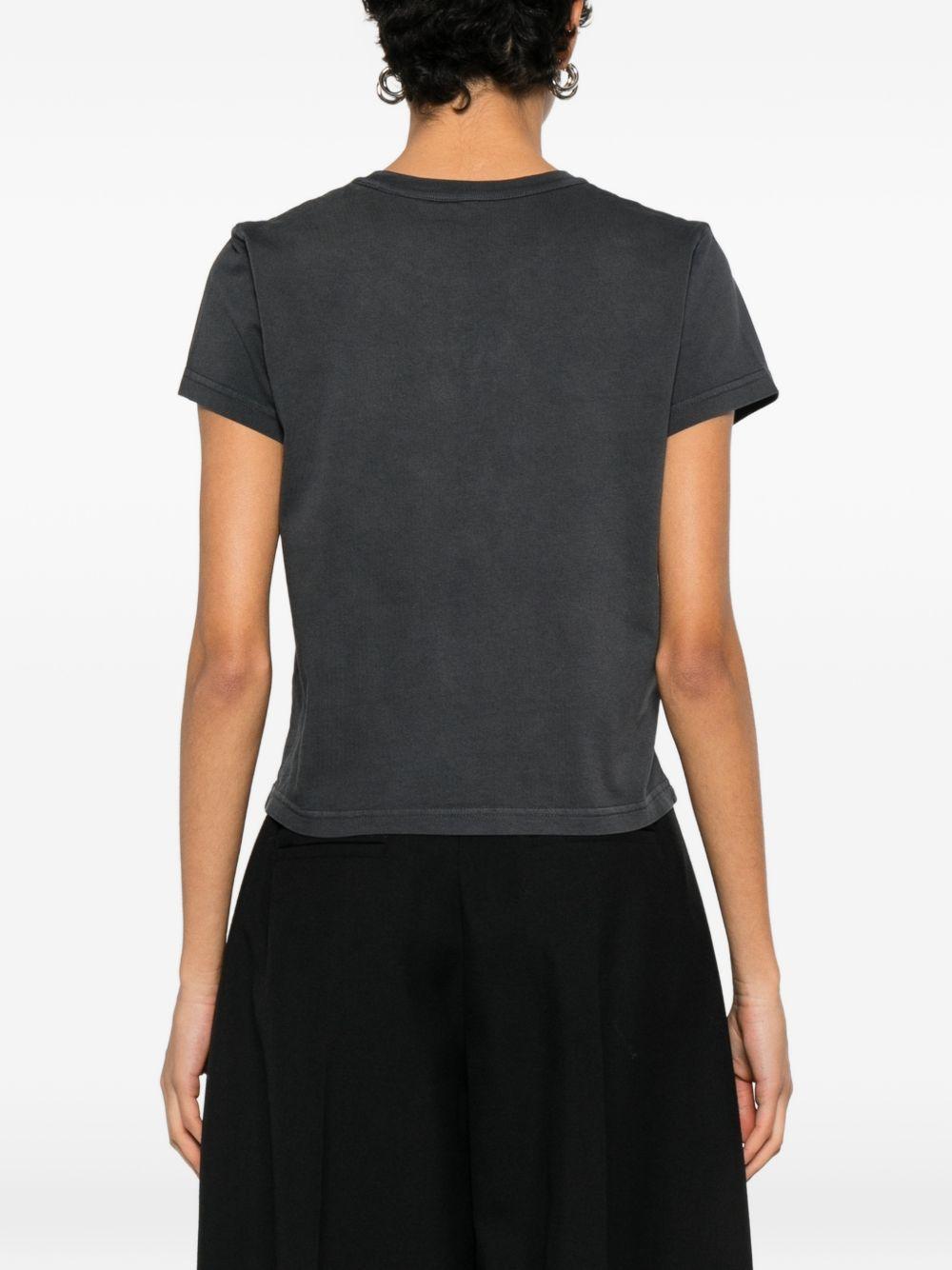 ALEXANDER WANG T-shirt slavata con logo 